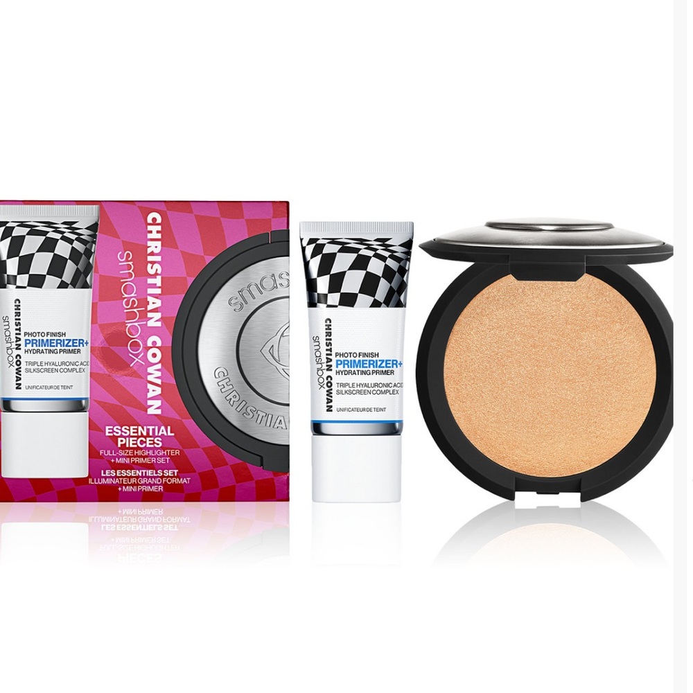 NWT Smashbox Christian Cowan Primer and Highlighter Set